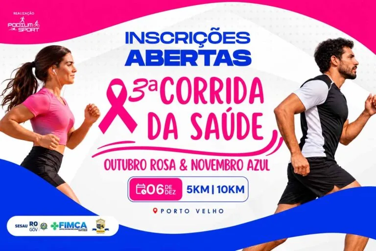 3ª Corrida da Saúde terá percursos de 5 e 10 km e reunirá até 600 participantes