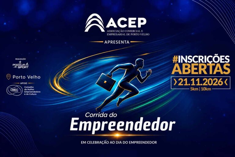 Corrida do Empreendedor terá provas de 5 km e 10 km em Porto Velho