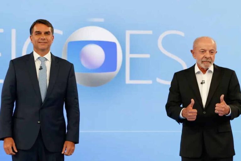 Lula e Flávio Bolsonaro discutem saúde, dívidas e programas sociais em debate marcado por acusações