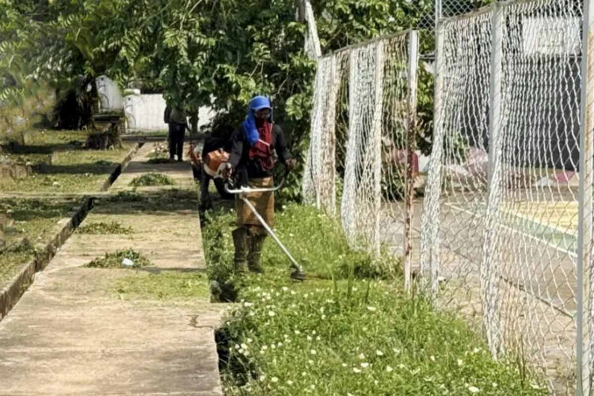 Governo de Rondônia realiza limpeza no Complexo Poliesportivo Deroche, em Porto Velho
