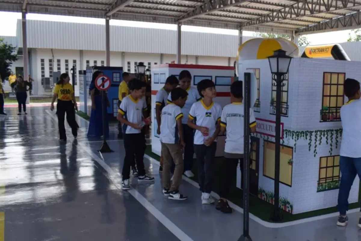 Detranzinho já recebeu 752 visitantes em Porto Velho e prevê ampliar atividades de educação no trânsito