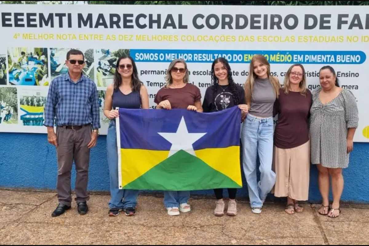 Projeto de estudantes de Pimenta Bueno é apresentado em feira nacional de ciência e tecnologia