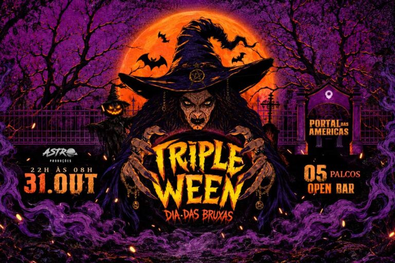 Tripleween VII volta ao Portal das Américas com cinco palcos e 10 horas de Halloween em Porto Velho