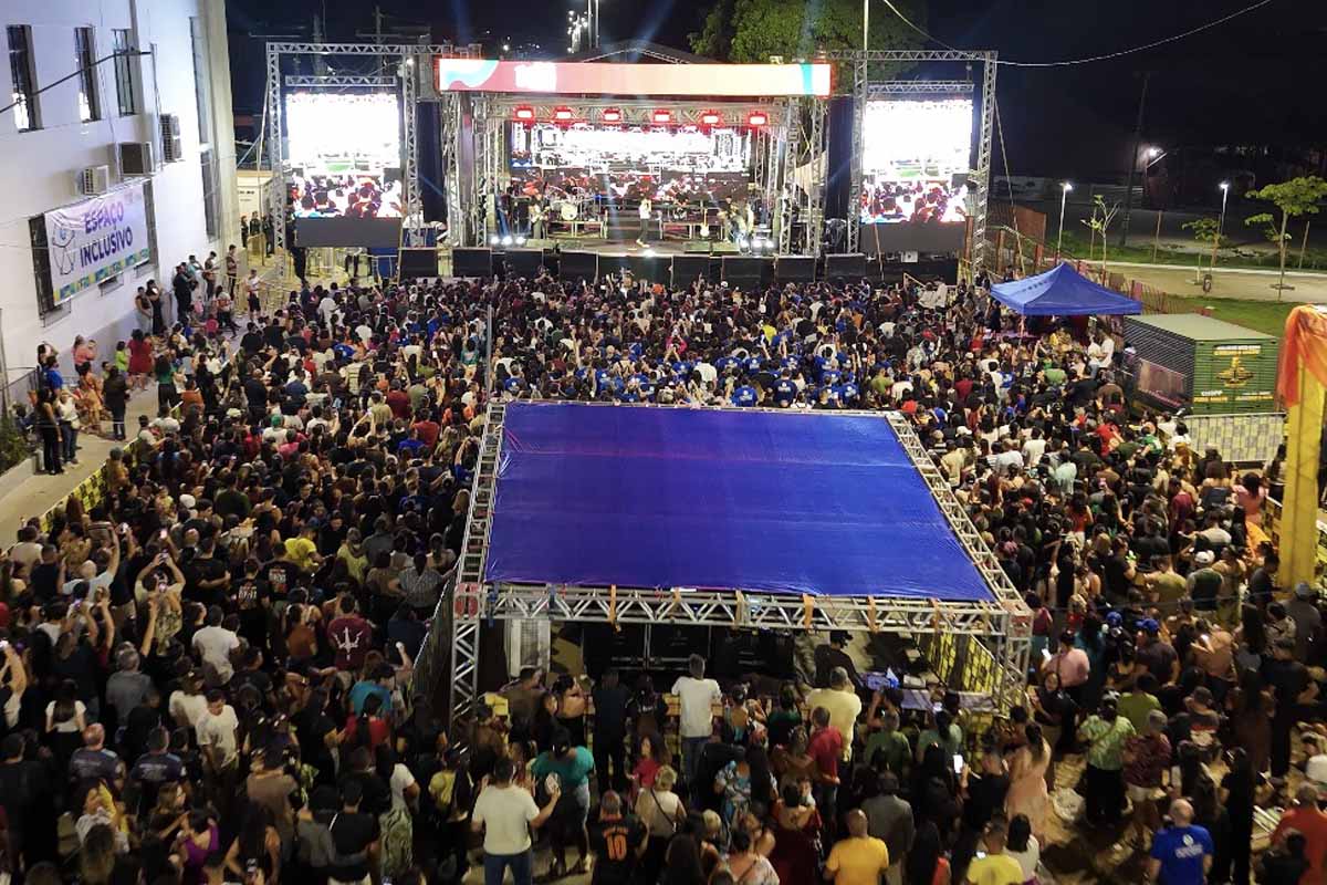Porto Velho reúne multidão em noite cristã na abertura das comemorações de 112 anos