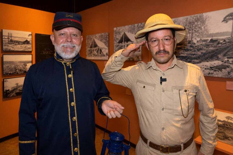 Uma Noite no Museu leva história de Porto Velho ao público na Estrada de Ferro Madeira-Mamoré