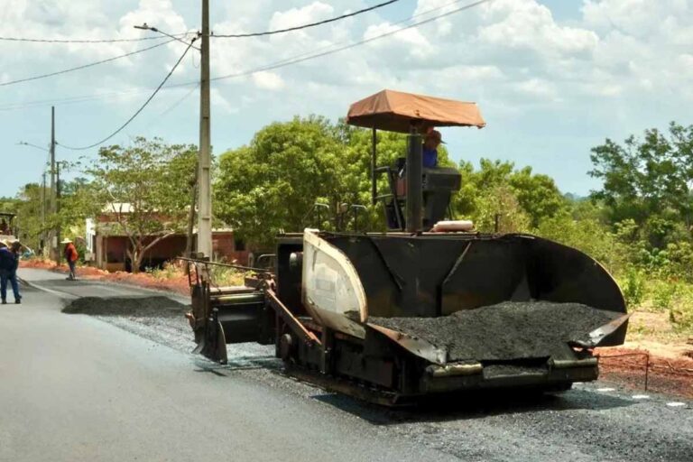 Governo de Rondônia avança na pavimentação de mais de 2,5 quilômetros de ruas em Novo Horizonte do Oeste