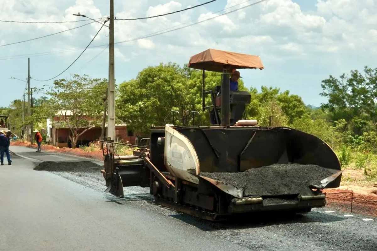 Governo de Rondônia avança na pavimentação de mais de 2,5 quilômetros de ruas em Novo Horizonte do Oeste