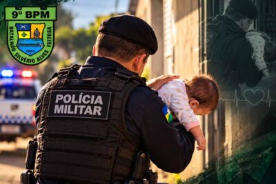 Policial militar salva bebê de seis meses após engasgo em Porto Velho