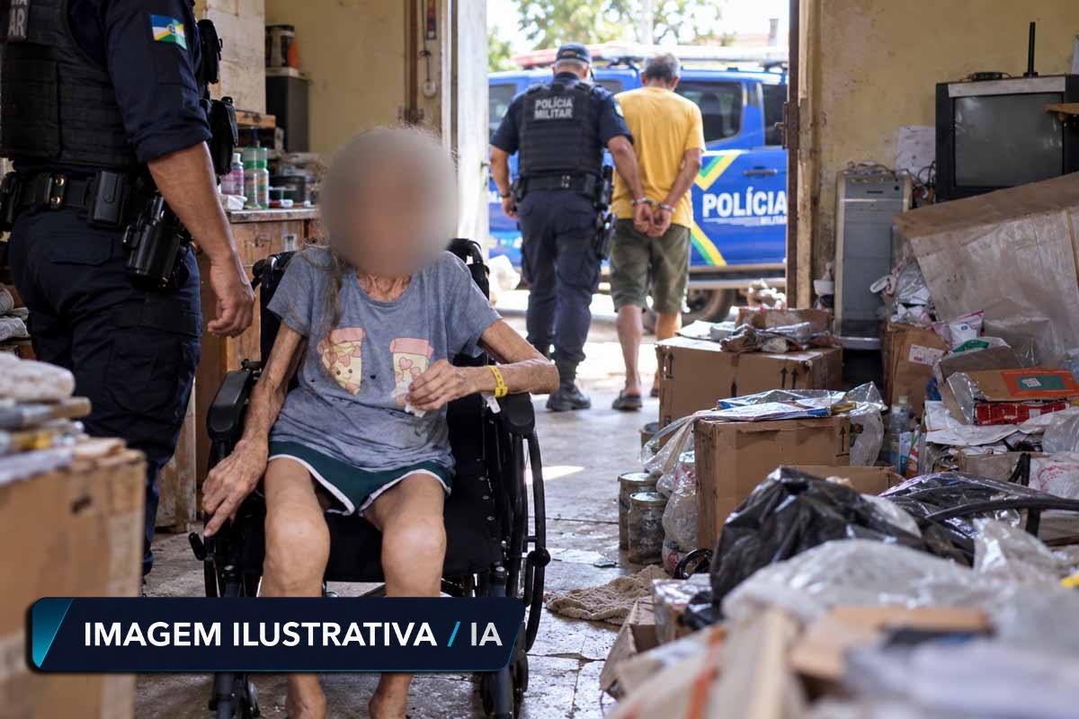 Polícia Militar prende suspeito de maus-tratos contra idosa de 83 anos em Porto Velho