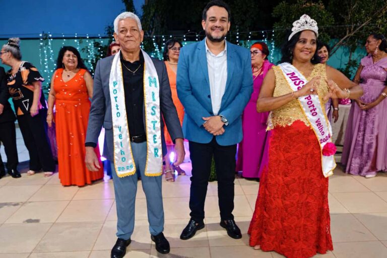 Elvis Lara Vargas e Diorisia Vieira Passos são eleitos Miss e Mister Melhor Idade 2026 em Porto Velho