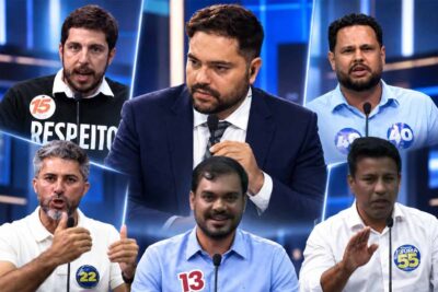 Debate do SGC reúne cinco candidatos, tem ausência de Hildon e confrontos sobre gestão, rodovias, bets e saúde