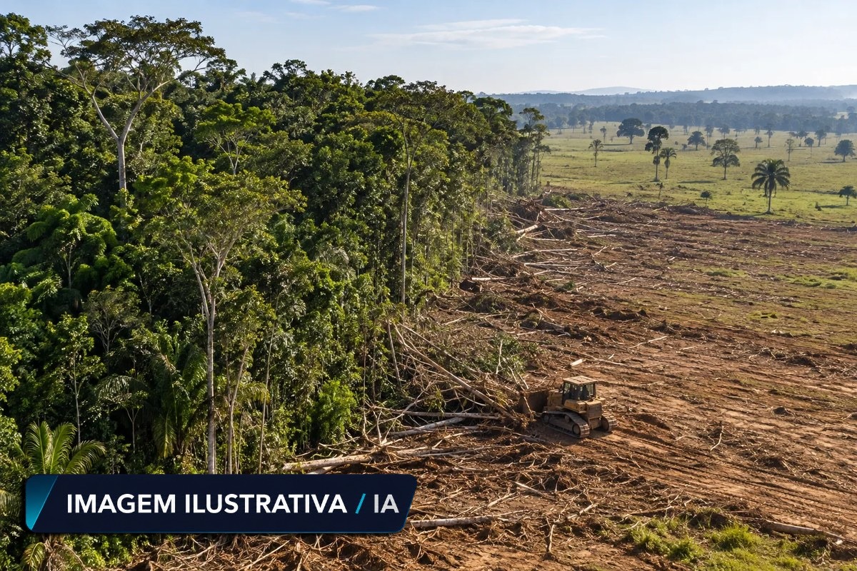 Justiça condena agricultor por desmatamento em área próxima à Floresta Nacional do Jamari