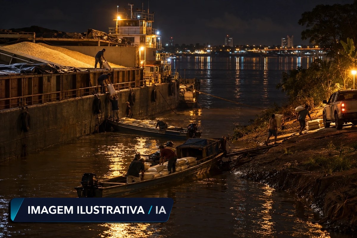 Furto de quase 6,5 toneladas de soja em balsas no rio Madeira termina em condenação em Porto Velho