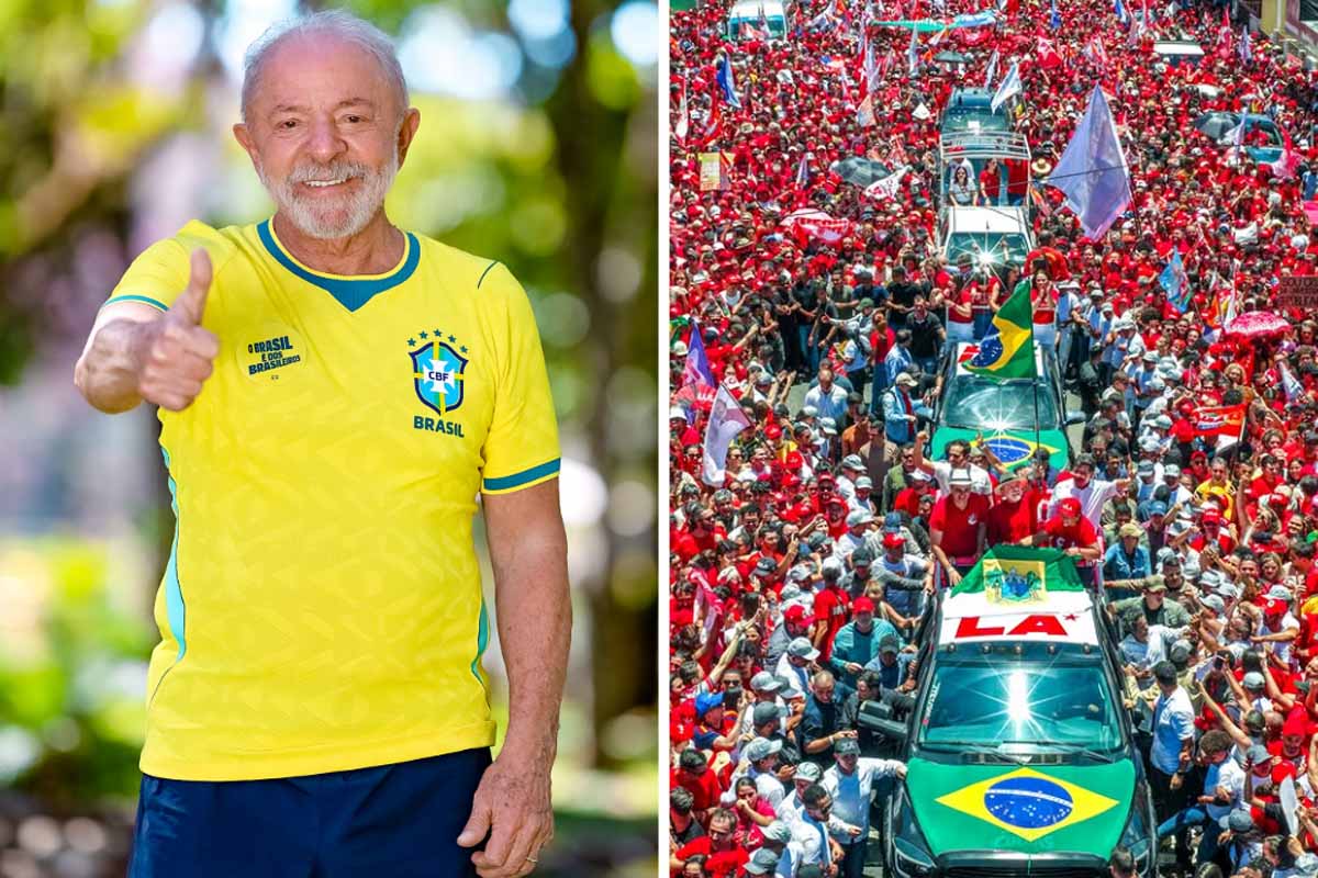 Lula durante a campanha do segundo turno das eleições de 2026